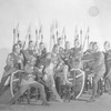 William Roselle (Sir Launcelot of the Lake) and ensemble in A Connecticut Yankee