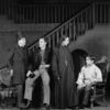 L to R: George Gaul (Ivan), Alfred Lunt (Dmitri), Morris Carnovsky (Aliosha) and Edward S. Robinson (Smerdiakov, seated).