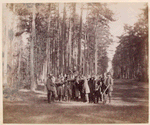 Count Aleksandr Gustanovich Berg, and companies at hunting