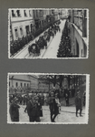 Funeral procession of Jozef Pilsudski. his medals.