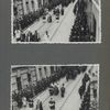Funeral procession of Jozef Pilsudski, his coffin.