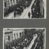 Funeral procession of Jozef Pilsudski, his coffin.]