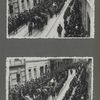 Funeral procession of Jozef Pilsudski, his coffin.