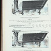 Porcelain-lined French bath with supply fittings and unique waste. Plate 33-G. Porcelain-lined French bath with supply fittings (improved valves) and unique waste. Plate 34-G