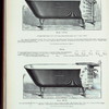 Porcelain-lined French bath with compression double faucet and 'Unique' waste. Plate 1131-G. Porcelain-lined French bath with improved double faucet, ... Plate 987-G.
