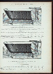 Porcelain-lined recessed French bath with supply fittings and simplex waste. Pl. 821-G. Porcelain-lined recessed French bath with simplex standing waste and compression faucets. Pl. 822-G.