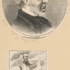 [A sheet with two depictions of Charles F. Adams :] Massachusetts' icy mountain (Charles Frigid Adams) ; C. F. Adams [from 'The Harper's Weekly,' Feb. 3, 1872].