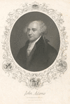 John Adams, from the original portrait by Gilbert Stuart.