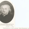 Portraits of John Adams, vice-president [reproduction of an unfinished portrait by Gilbert Stuart from 1826].