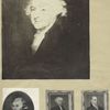 Sheet with eight portraits of John Adams.