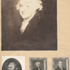 Sheet with eight portraits of John Adams.