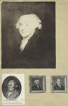 Sheet with eight portraits of John Adams.