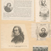 Sheet with five portraits of John Adams.