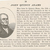 John Quincy Adams [a clipping].