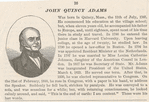 John Quincy Adams [a clipping].