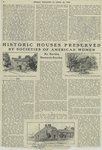 Historic houses preserved by societies of American women : Adams House, Quincy, Massachusetts, birthplace of John Adams on the right ; of John Quincy Adams on the left [from Sunday Magazine, April 30, 1905].