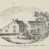 The birth places of John and John Quincy Adams at Quincy Mass.