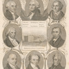 The Presidents ; Adams, Washington, Jefferson, Madison, Monroe, Adams, Van Buren [and] Jackson ; President's house at Washington.