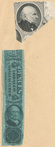 A sheet with 2 portraits of John Quincy Adams.