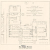 The Quincy Mansion, plan of the first floor.