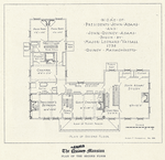 The Quincy Mansion, plan of the second floor.