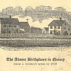 The Adams birthplaces in Quincy, from a woodcut made in 1838.