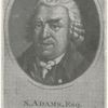 S. Adams, Esq., Governor of Massachusetts, 1795.