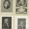 A sheet with eight portraits of Joseph Addison.