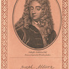 Joseph Addison Esq., from an original by Sr. Godfrey Kneller.