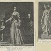 Marie Adelaide of Savoy. (From the portrait by Santerre). Marie Adelaide of Savoy as Diana. (From the statue by Coyzevox.)