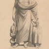 Aesculapius, from the marble statue in the Louvre.