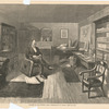 Agassiz in his studio, from a photograph by A. Sonrel.