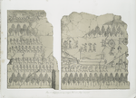 Assyrians moving a winged bull on a sledge. (Kouyunjik) [Quyunjik].