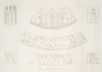 Ornaments from dresses [of winged figures, of king].