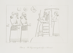 The king receiving his vizir. (Nimroud) [Calah].  (From the centre ruins, Nimroud [Calah])