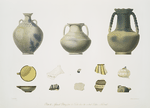 Glazed pottery from the tombs above the central Edifice, Nimroud [Calah].