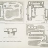 Plans of buildings excavated at Nimroud [Calah] and Kouyunjik [Quyunjik].