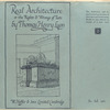 Real architecture; the rights and wrongs of taste.