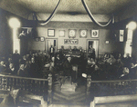 Interior of Council House, Indian reserve, Grand River.