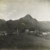 Pugsley St., New Hazelton, B.C., Rocher de Boule Mt. in background.