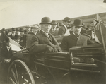 Sir Wilfrid Laurier in a carriage.