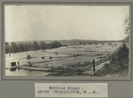 Douglas Booms, above Fredericton, N.B. : a sorting and rafting gap on the St. John River.