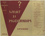 What is modernism?