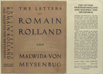 The letters of Romain Rolland and Malwida von Meysenbug.