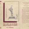 The art of flower arrangement in Japan : a sketch of its history and development.