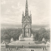 The Albert Memorial, as seen from the top of Albert Hall.