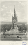 The Albert Memorial, as seen from the top of Albert Hall.