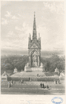 The Albert Memorial, as seen from the top of Albert Hall.