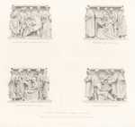 Albert Memorial : sculptures of the podium.