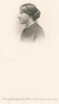 From a photograph of Miss. Alcott taken about 1862.